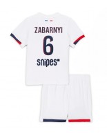 Paris Saint-Germain Illia Zabarnyi #6 Bortedraktsett Barn 2025-26 Korte ermer (+ bukser)